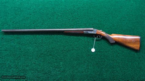 Hopkins And Allen Sxs Hammerless 12 Gauge Shotgun For Sale