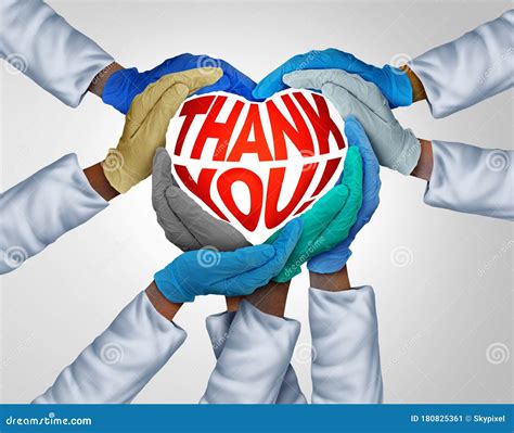 Healthcare Workers Thank You Stock Illustration Illustration Of