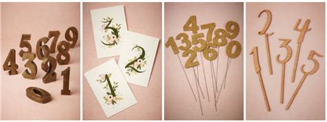 You'll find loads of ideas for creating cool table numbers in this post. 20 DIY Wedding Table Number Ideas to Obsess Over