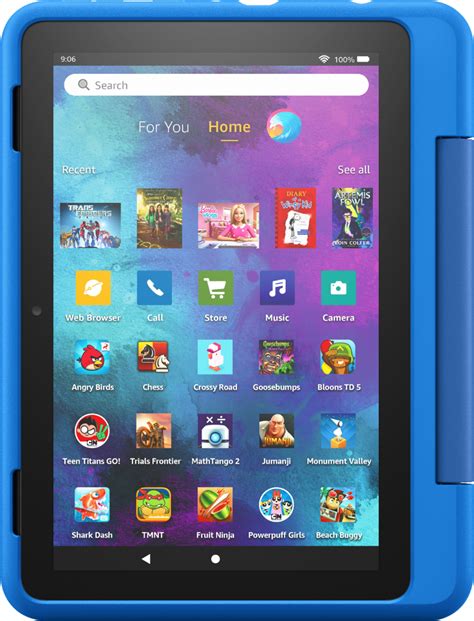 Best Buy Amazon Fire 10 Kids Pro 101” Tablet Ages 6 32 Gb Sky
