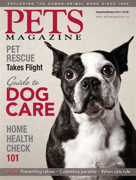 Pets Magazine Septemberoctober 2012 Pet Magazine Pets Cool Pets