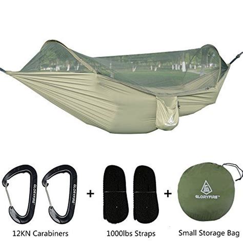 Gloryfire Camping Mosquito Net Four Corners Enhanced Tactical Mosquito