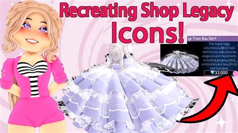 Recreating LEGACY ITEMS Shop Icons Royale High Roblox YouTube