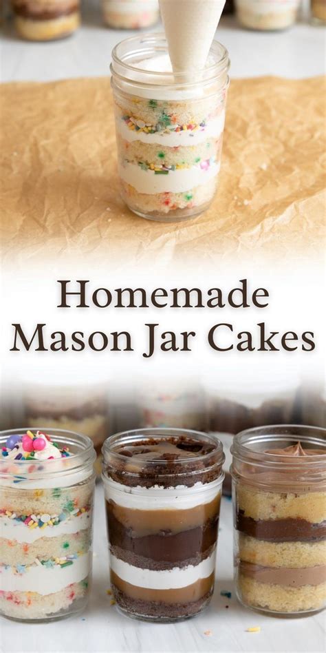 Cake In A Jar Recipe Mason Jar Cakes Recipe Mason Jar Desserts Mason Jar Cakes Dessert