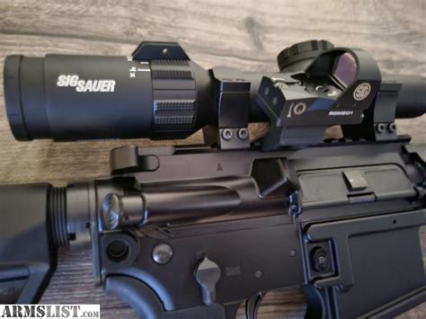 Armslist For Sale Sig Tango 4 1x4 Scope And Romeo 1 Red Dot