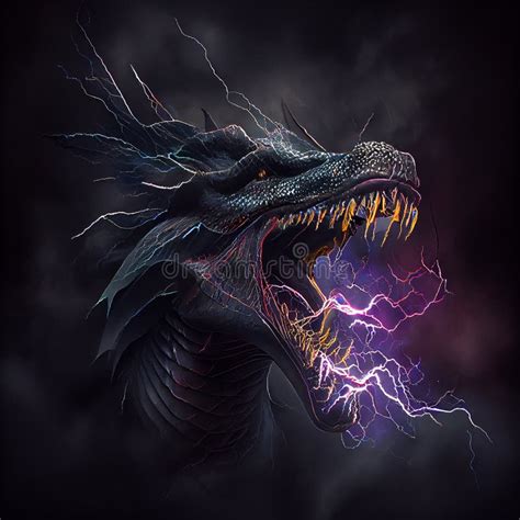 Lightning Dragon Stock Illustrations 275 Lightning Dragon Stock