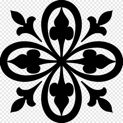 Stencil Wall Decal Arabesque Pattern Motifs Leaf Pin Png Pngegg