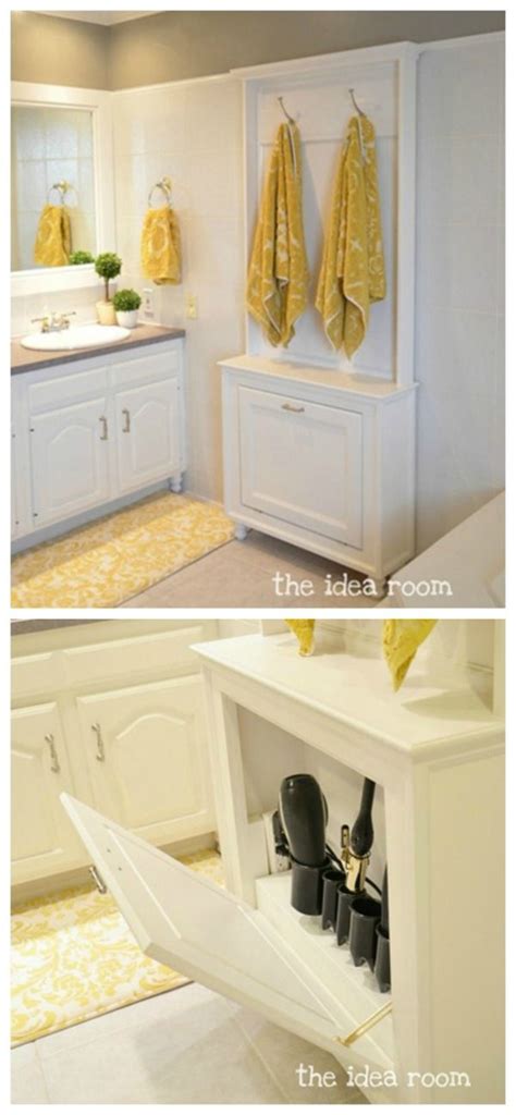 Discover small bathroom storage solutions that will add style and function, without cluttering up your small space. Bathroom Storage Solutions - Small Space Hacks & Tricks ...