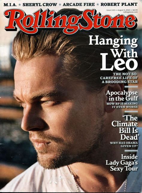 Rolling Stone August 5 2010 At Wolfgangs Rolling Stones Leonardo Dicaprio Rolling Stones