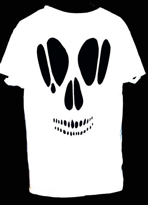 Skull Cutout T Shirt Mens Distressed Tees Mens Etsy