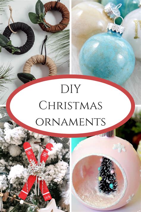 Diy Christmas Ornaments Cute Crafts That You Can Make Yourself Diy