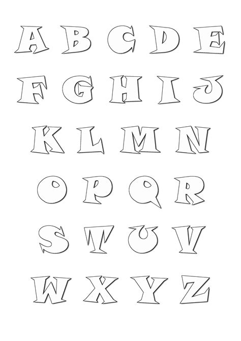 Alphabet To Download Alphabet Kids Coloring Pages