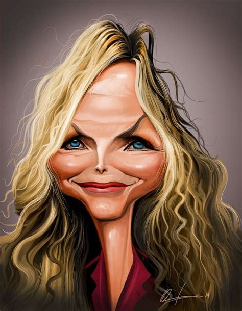 Caricaturas Cartoons By Onofre Alarc N Michelle Pfeiffer