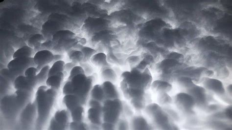 Spectacular Mammatus Or Mammary Clouds Form Over Sydney As Storms