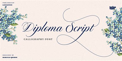 Diploma script was born from merging classic calligraphy and contemporary tools. Diploma Script font - Kreativ Font