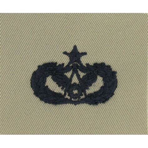Air Force Senior Civil Engineer Badge Subdued Sew On Abu Abu