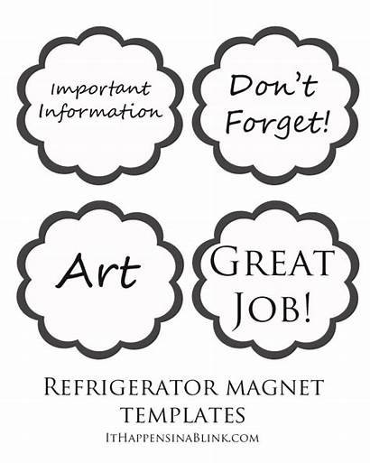 Refrigerator Template Diy Magnets Easy Magnet Templates