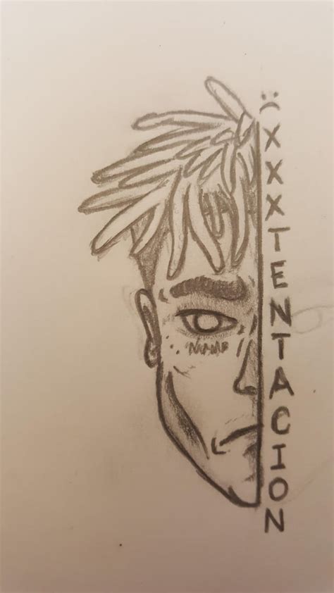 Quick Drawing Of X I Did After My Finals R Xxxtentacion