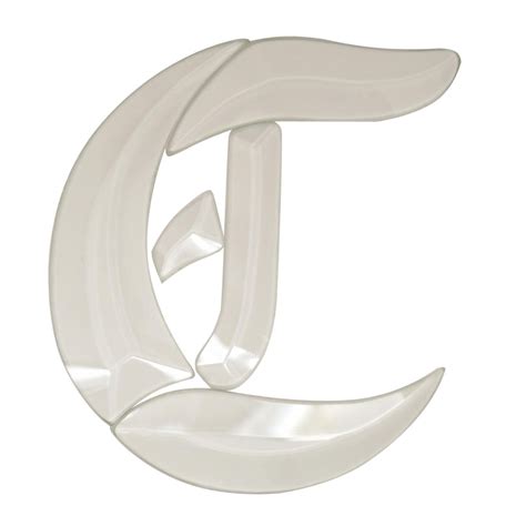 Letter C Glass Alphabet Bevel Clusters The Avenue Stained Glass
