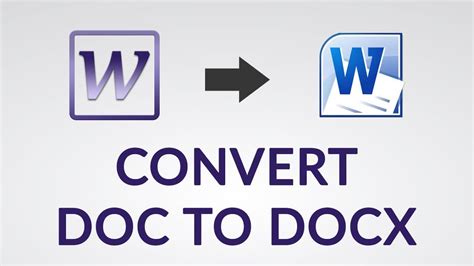 Convert Word Doc To Docx