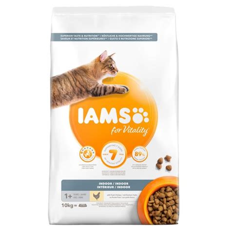 So you can keep feeding them the same tasty food they. Iams Vitality Indoor Adult Cat Food With Fresh Chicken ...