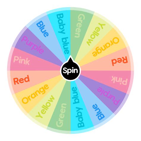 3 Color Challenge Spin The Wheel App