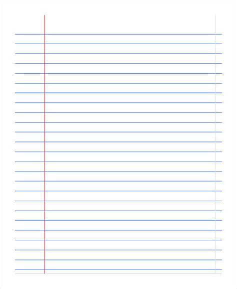 Notebook printable paper