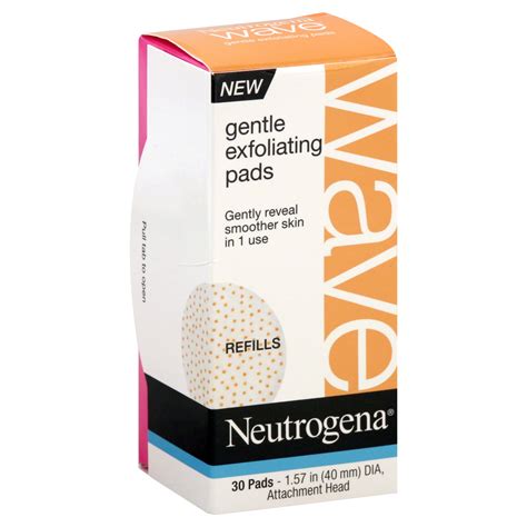 Neutrogena Wave Gentle Exfoliating Pads Refills 30 Pads