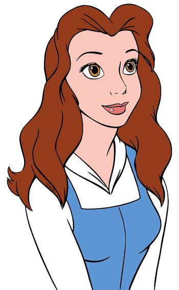 Belle With Her Beautiful Long Brown Hair Down She Looks Just Like Me
