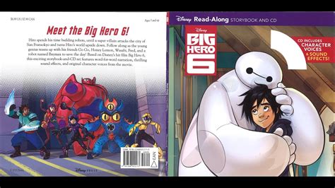 Big Hero 6 Read Along Storybook Disney Robot Books For Kids Youtube