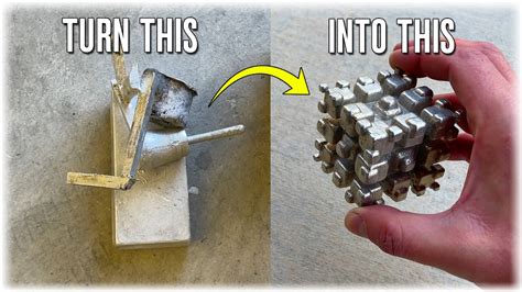 Casting The Argus Cube From Super 8 Diy Aluminum Investment Casting