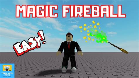 How To Make A Magic Fireball That You Can Throw Roblox Studio Tutorial