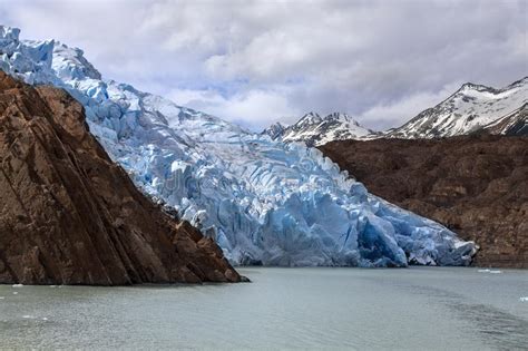Grey Glacier Patagonia Chile Stock Image Image Of