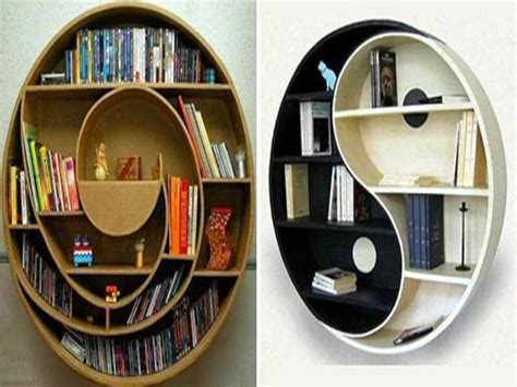 15 Circular Bookshelf Design For Personal Library