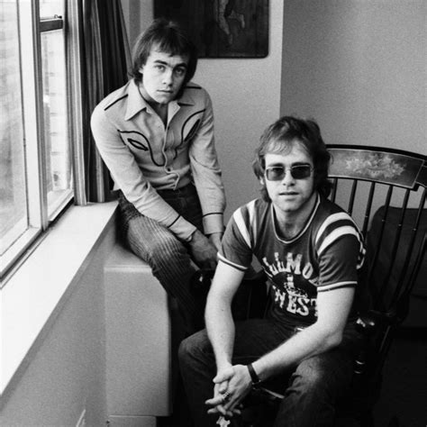Bernie Taupin Left And Elton John In November 1970 In New York Bernie Taupin Elton John