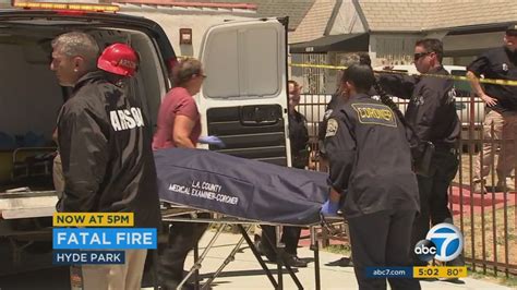 Teens Body Found In Burned Converted Garage In Hyde Park Woman In Custody Abc7 Los Angeles