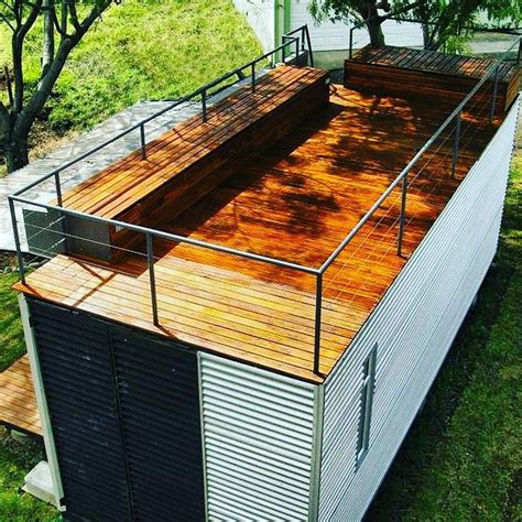 Drape Wiring Review Of Diy Shipping Container Roof Deck References