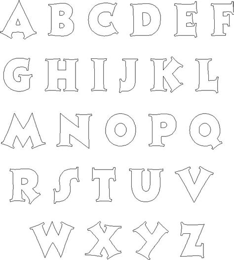 Tristan 677×752 Letter Stencils Printables