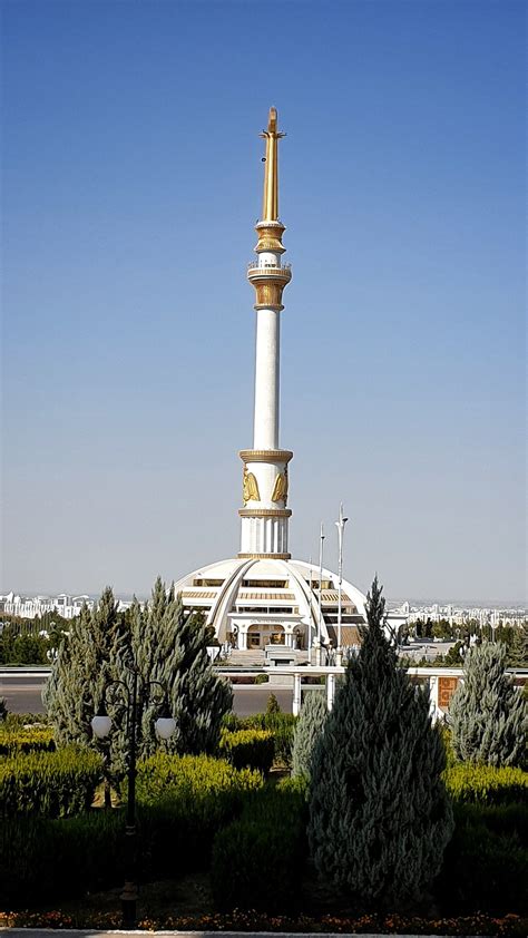 Independence Monument Of Turkmenistan Ashgabat Turkmenistan Atlas