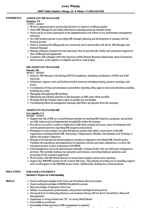 It will also help you in preparing your resume draft. Resume Sample For Hr Manager | Sample Templates