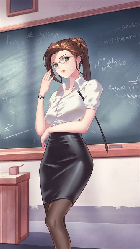 1440x900px 720p Free Download Pin On Anime Lewd And Cute B Anime Cute Women Teacher Hd Phone