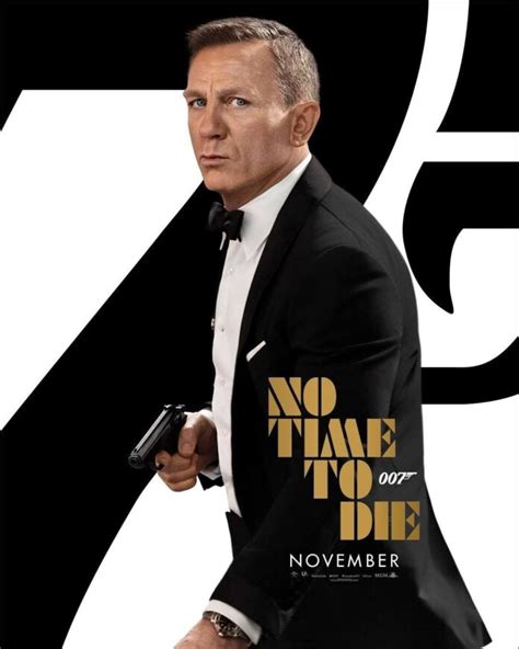 Avis James Bond No Time To Die - The Official Poster for James Bond’s “No Time To Die” is Out! - NewsUnplug