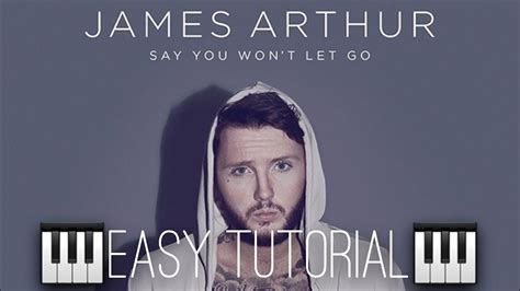 They may be used by those companies to build a profile of your interests and show you relevant adverts on other sites. Say You Won't Let Go (James Arthur) [Easy Piano Tutorial ...