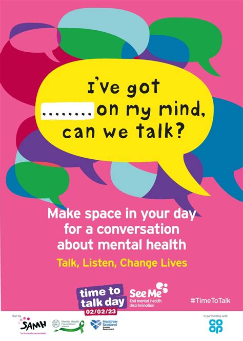 See Me Time To Talk Day 2023