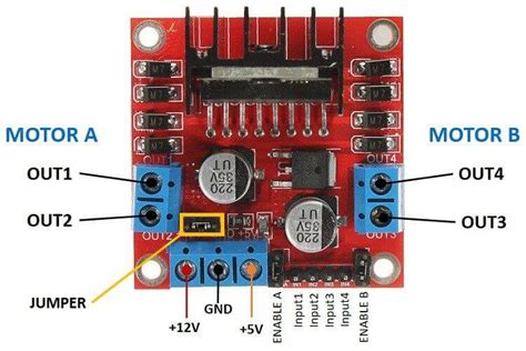 Utilisation Dun Module L298n Avec Arduino • Aranacorp