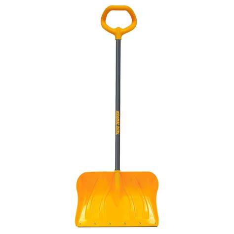 True Temper 20 In Poly Snow Shovel With 345 In Steel Handle At