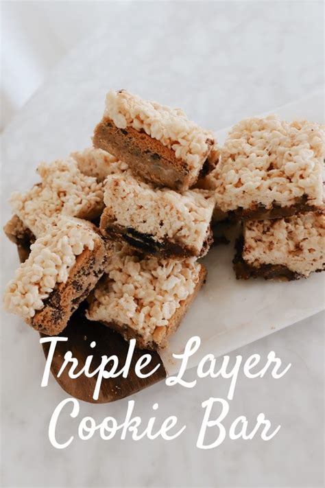 Triple Layer Cookie Bar Cooking With Confetti In 2020 Cookie Bars