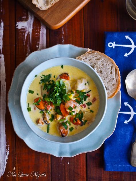 Find best places to eat and drink at in chiang klang and nearby. Creamy Seafood Chowder @ Not Quite Nigella