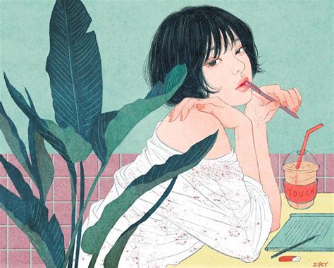 Amor E Intimidad En Las Ilustraciones De La Coreana Zipcy