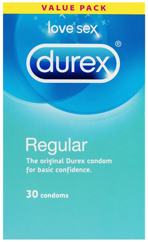 Durex Regular Condoms Original 30 Pack Skulibrary